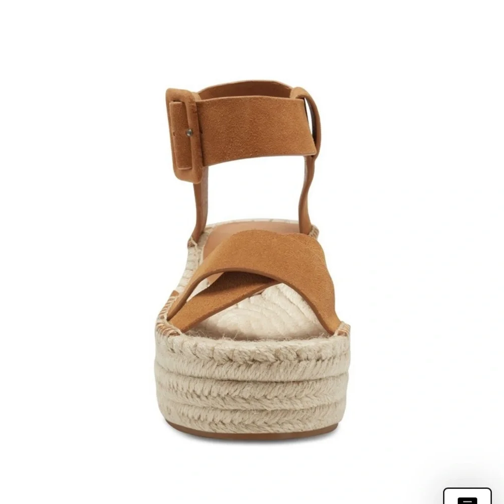 Lucky Brand‎ Audrinah suede wedge heels. NWOT. Retail 98